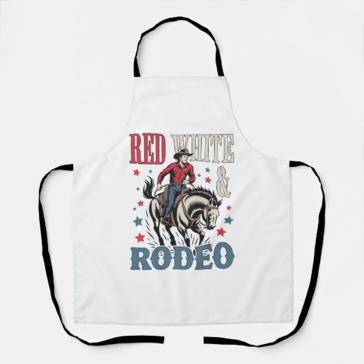 4 juli Rodeo Cowboy Schort (Voorkant)