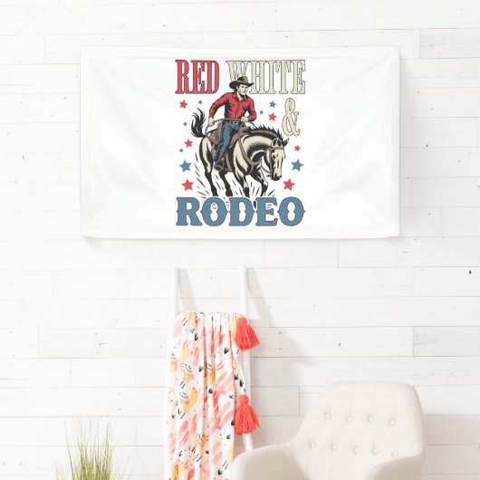 4 juli Rodeo Cowboy Spandoek (Insitu)