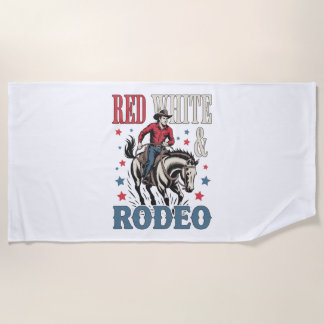 4 juli Rodeo Cowboy Strandlaken