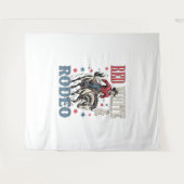 4 juli Rodeo Cowboy Wandkleed (Voorkant (horizontaal))