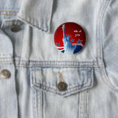 4 juli ronde button 5,7 cm (In situ)