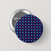 4 juli ronde button 5,7 cm (Voorkant /achterkant)