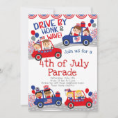 4 juli Rondrijden op verjaardag Kaart (Voorkant)