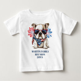 4 juli Rood Blauw Bulldog Familie Reünie