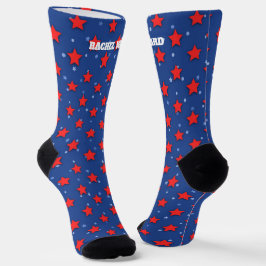 4 juli Rood en Blauw Sokken