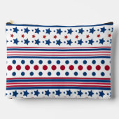 4 juli Rood Wit & Blauw Patriottisch Groot Etui (Voorkant)