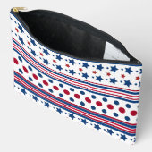4 juli Rood Wit & Blauw Patriottisch Groot Etui (Open)