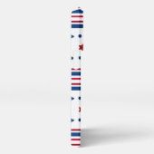 4 juli Rood Wit & Blauw Patriottisch iPhone Hoesje (Rechterkant)