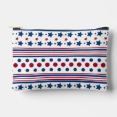 4 juli Rood Wit & Blauw Patriottisch Klein Etui (Voorkant)