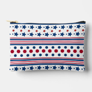 4 juli Rood Wit & Blauw Patriottisch Klein Etui