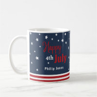4 juli rood wit en blauw cadeau