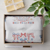 4 juli Rood Wit en Blauw voor Kunst & Ambachten Tissuepapier (Geschenk)