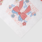 4 juli Rood Wit en Blauw voor Kunst & Ambachten Tissuepapier (Detail)