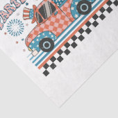 4 juli Rood Wit en Blauw voor Kunst & Ambachten Tissuepapier (Detail)