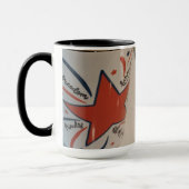 4 juli rood wit en blauwe mok (Links)