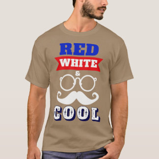4 juli rood wit en koel 2 t-shirt