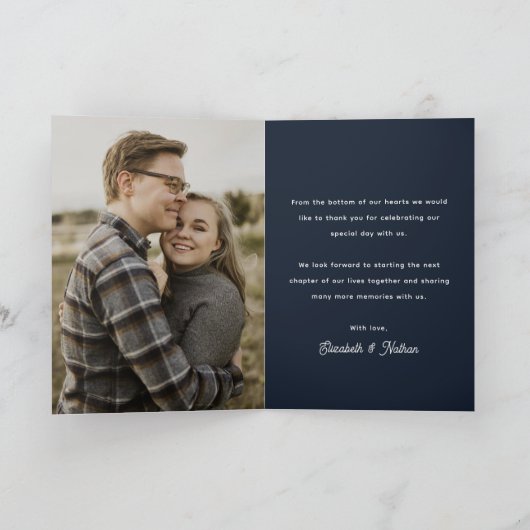 4 juli Rood wit en we doen paren douchen Bedankkaart (Binnen)