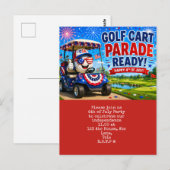 4 juli Save the Date Onafhankelijkheidsdag feest Briefkaart (Voorkant / Achterkant)