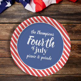 4 juli Schattigee zomer gewoonte Papieren Bordje