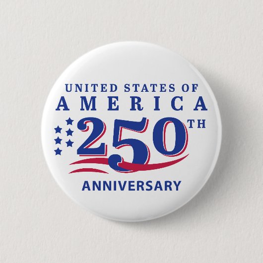 4 juli Scramble Amerika 250ste Verjaardag Ronde Button 5,7 Cm (Voorkant)