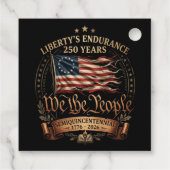 4 juli semiquincentennial 1776-2026 bedankjes labels (Achterkant)