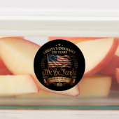 4 juli semiquincentennial 1776-2026 labels (Aangebracht)
