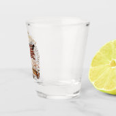 4 juli semiquincentennial 1776-2026 shot glas (Rechts)