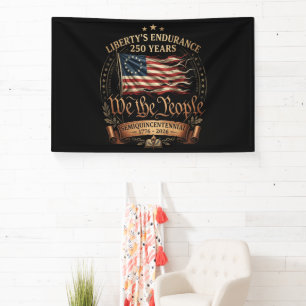4 juli semiquincentennial 1776-2026 spandoek