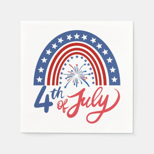4 juli servet (Voorkant)