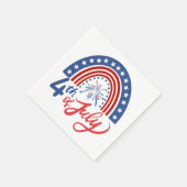 4 juli servet (Hoek)