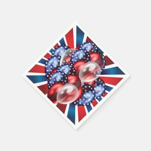 4 juli servet (Hoek)