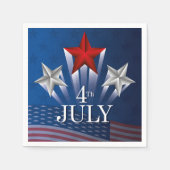 4 juli servet (Voorkant)