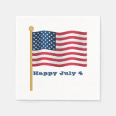 4 juli servet (Voorkant)