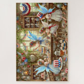 4 juli Sfeervolle Bakkerij Thee Feestje met Feeën Legpuzzel (Verticaal)