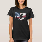 4 juli Shirt Amerikaanse Vlag Patriottisch (Voorkant)