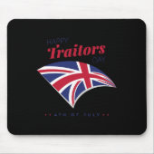 4 juli Shirt Happy Traitors Day Amerikaanse inde Muismat (Voorkant)