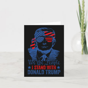 4 Juli Shirt Wij de mensen Ik sta met Donal Kaart