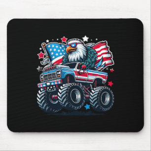 4 juli Shirten Boys Amerikaanse vlag adelaar USA S Muismat