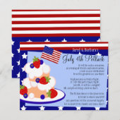 4 juli Shortcake Kaart (Voorkant / Achterkant)