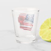 4 juli shot glas (Achterkant)