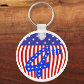 4 juli Sleutelhanger (Voorkant)