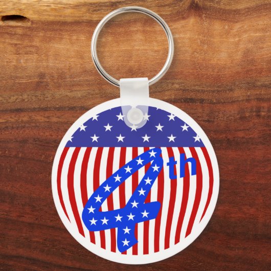 4 juli Sleutelhanger (Voorkant)