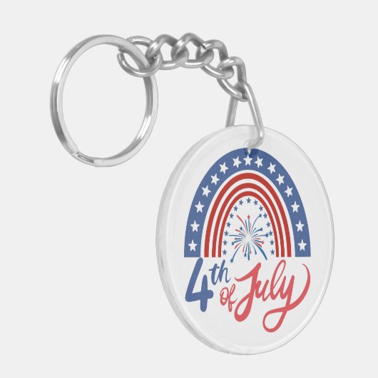 4 juli sleutelhanger (Voorkant Links)