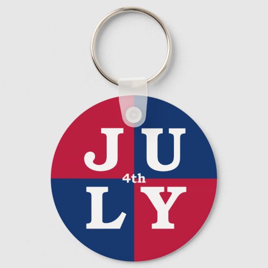 4 juli sleutelhanger (Voorkant)