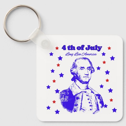 4 juli sleutelhanger (Voorkant)