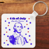 4 juli sleutelhanger (Achterkant)