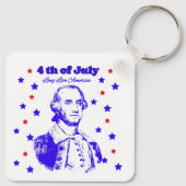 4 juli sleutelhanger (Achterkant)