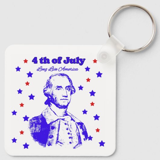 4 juli sleutelhanger (Achterkant)