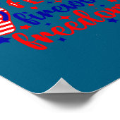 4 juli slippers vuurwerk & vrijheid poster (Hoek)