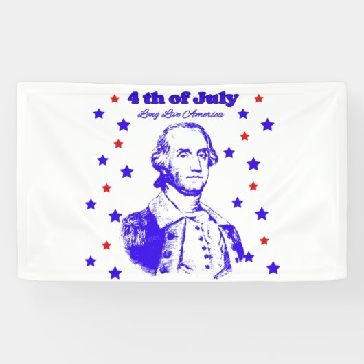4 juli spandoek (Horizontaal)